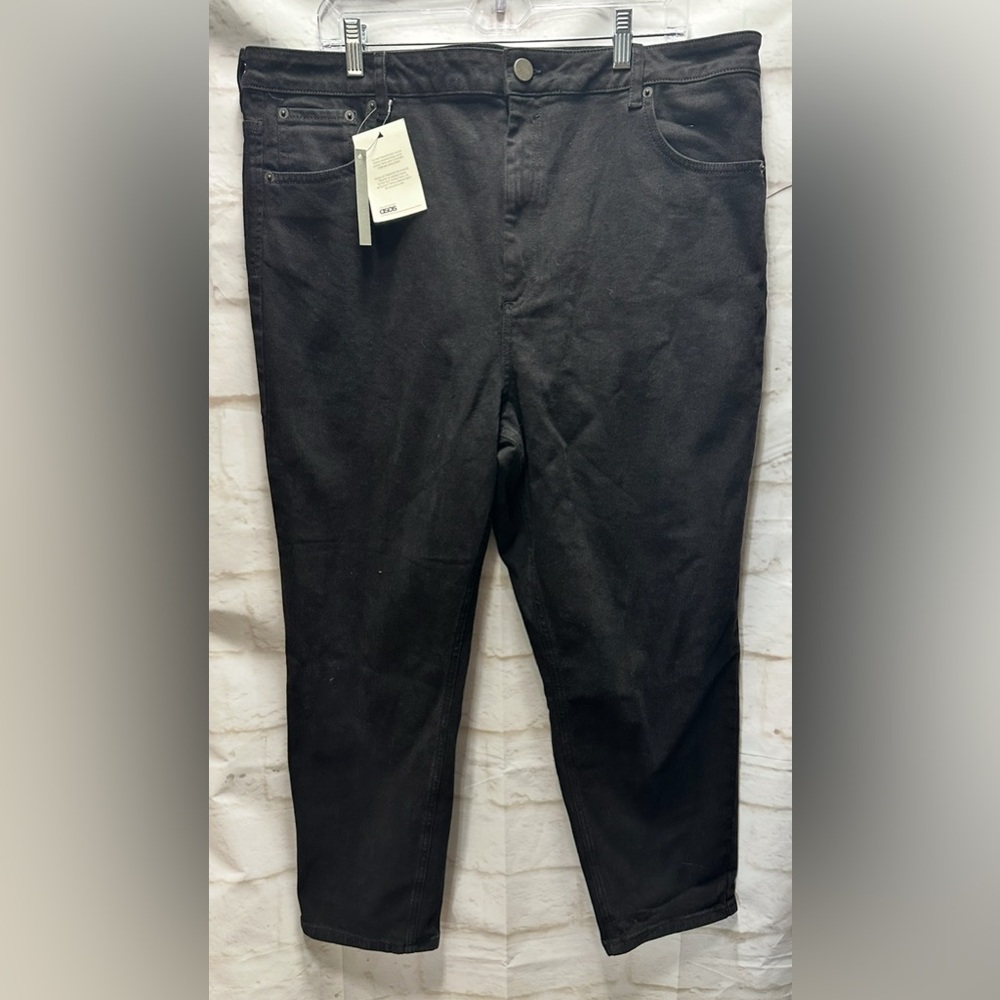 ASOS‎ NWT black jeans curvy size 20/32
